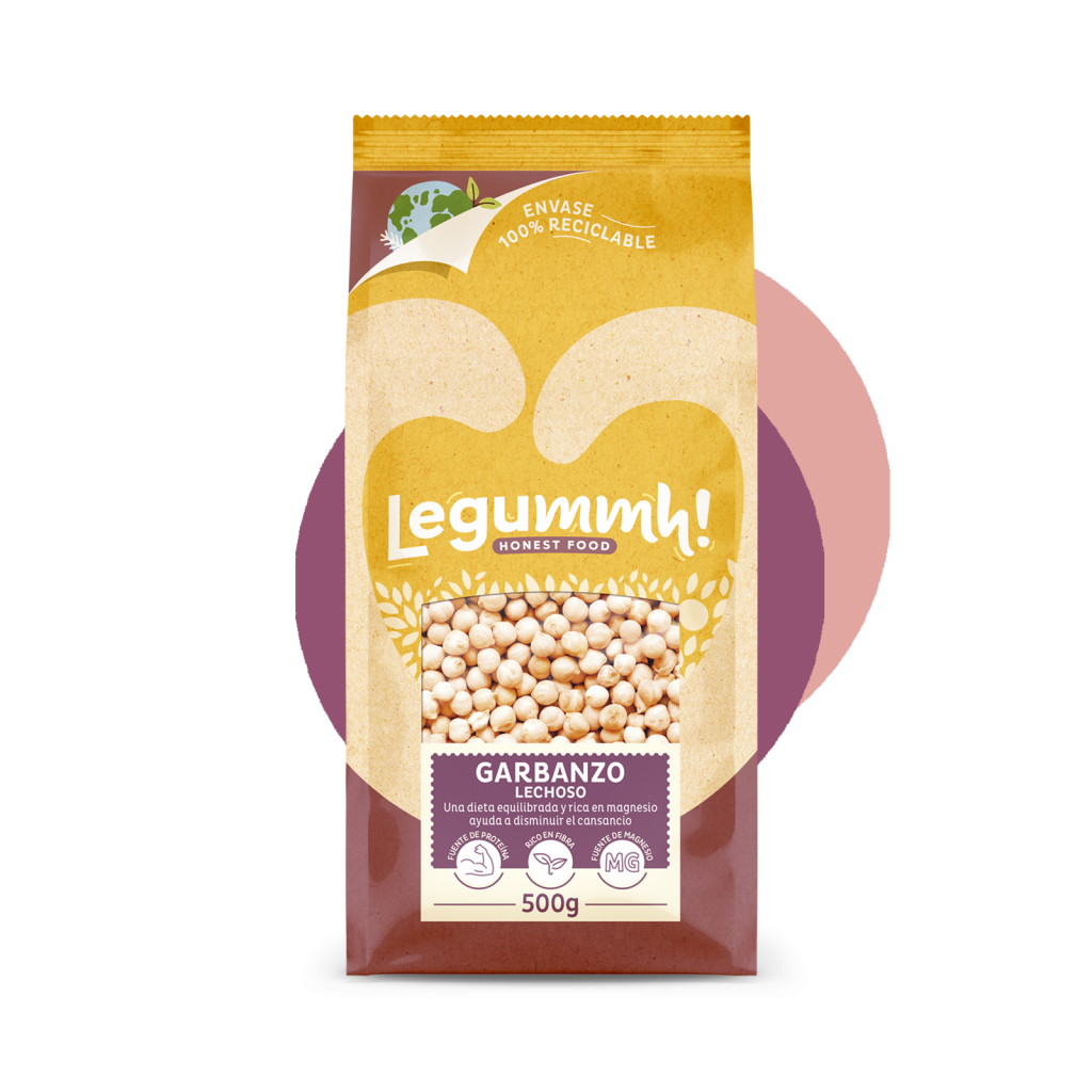 Envase Garbanzo Lechoso Legummh